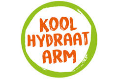 STICKERS 'KOOLHYDRAATARM' 28mm 500st/rol